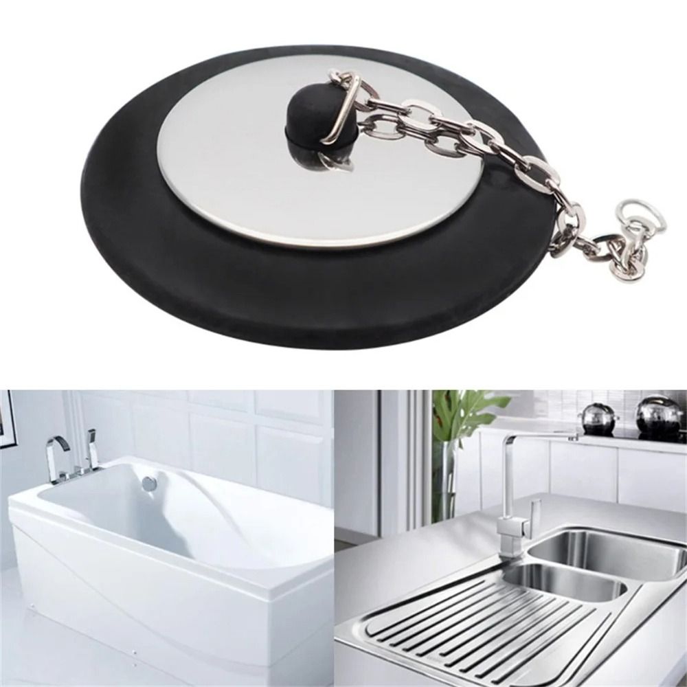 1Pcs Durable Rubber Tub Stoppe - Drain Pipe Clip ulasan dan harga