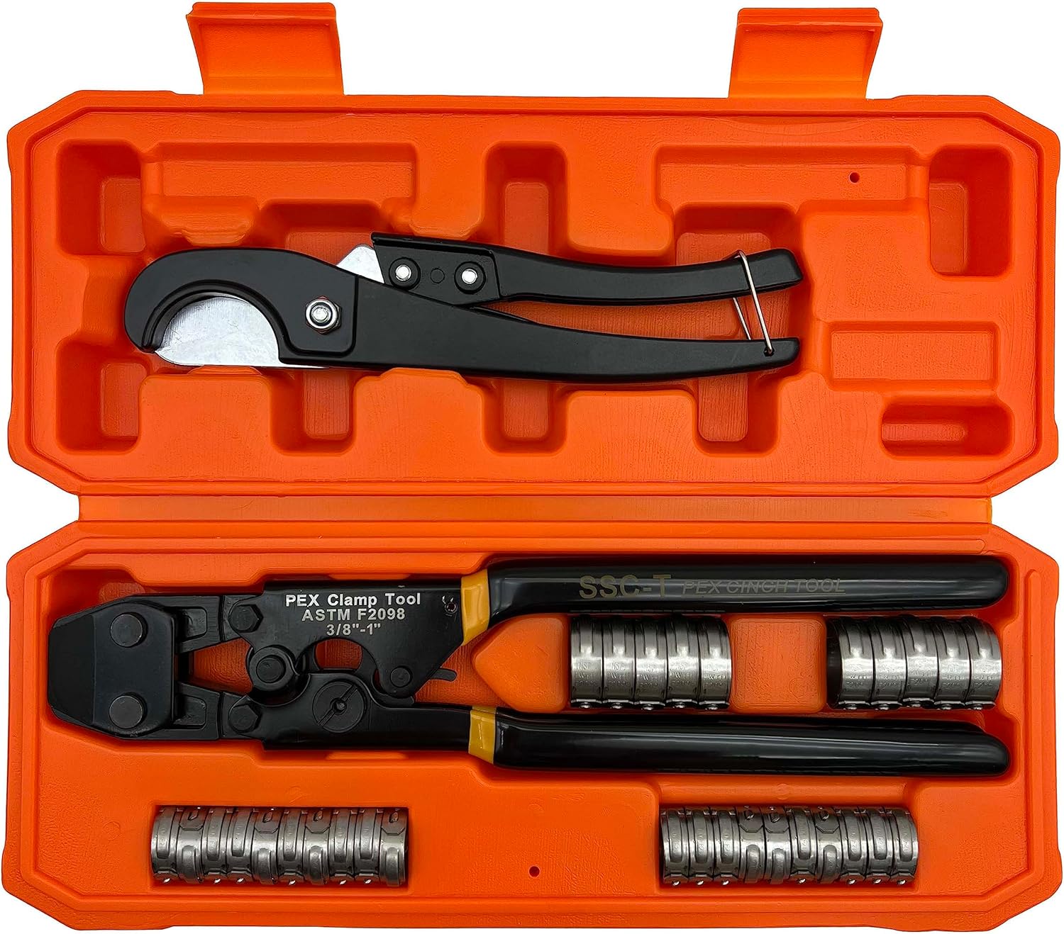 PEX Pipe Clamp Crimping Tool w - Pipe Cutter Ratchet ulasan dan harga
