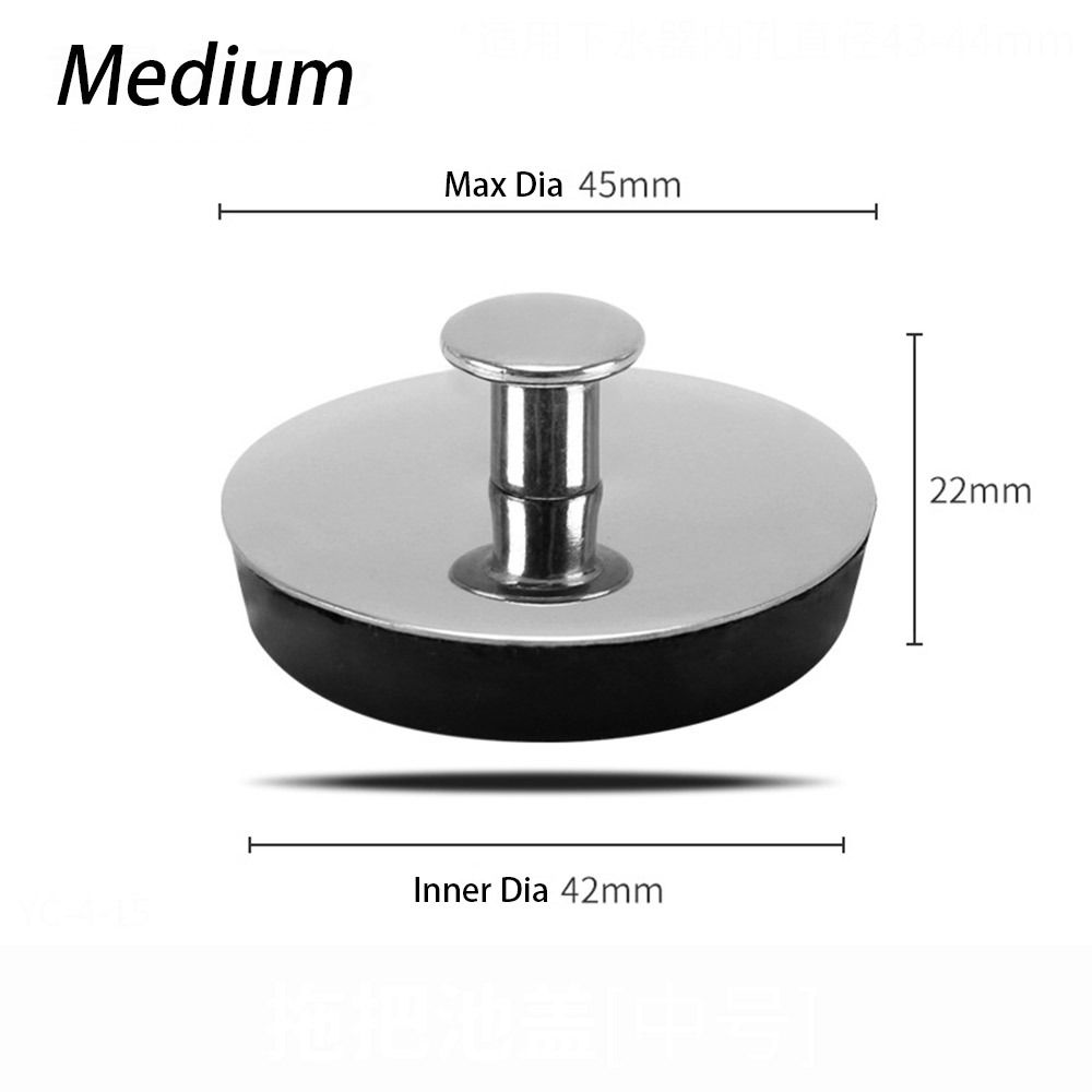 1Pcs Stainless Steel Bath Plug - Drain Pipe Clip ulasan dan harga