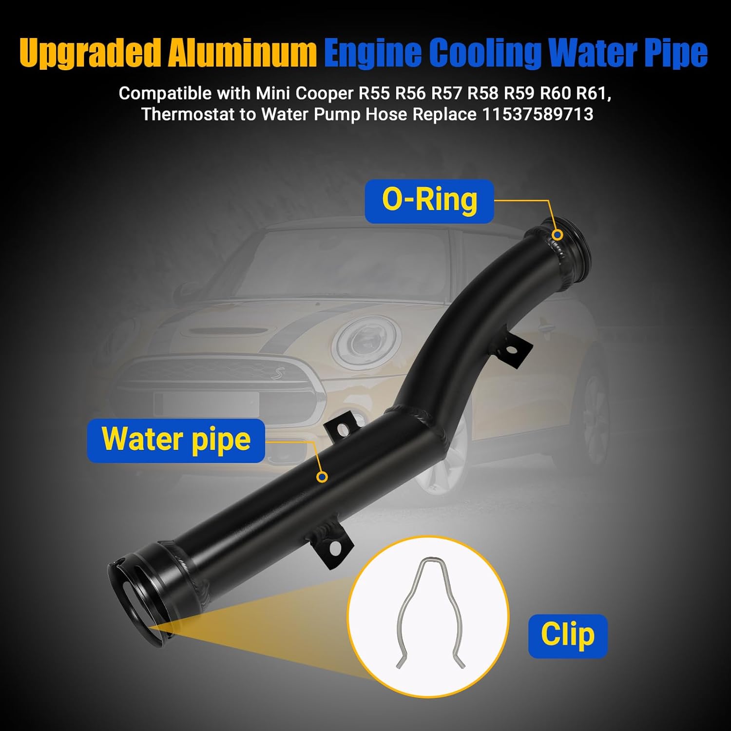 Car Engine Coolant Water Pump  - Plastic Pipe Clip ulasan dan harga