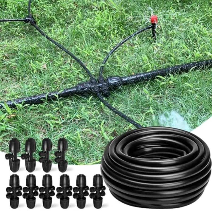100FT 1/2 Inch Drip Irrigation - Push Fit Connector ulasan dan harga