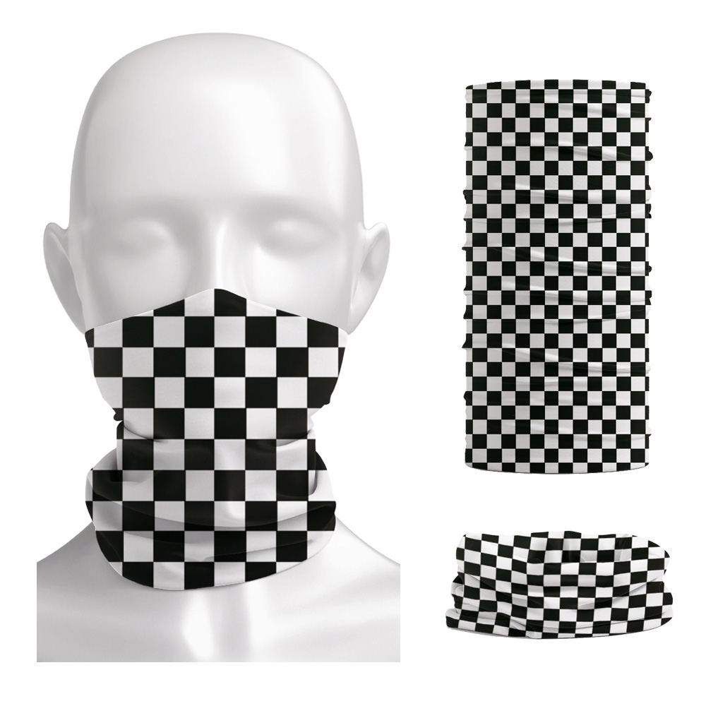 Checkered Ska Printed Headband - Pipe Bending Spring ulasan dan harga